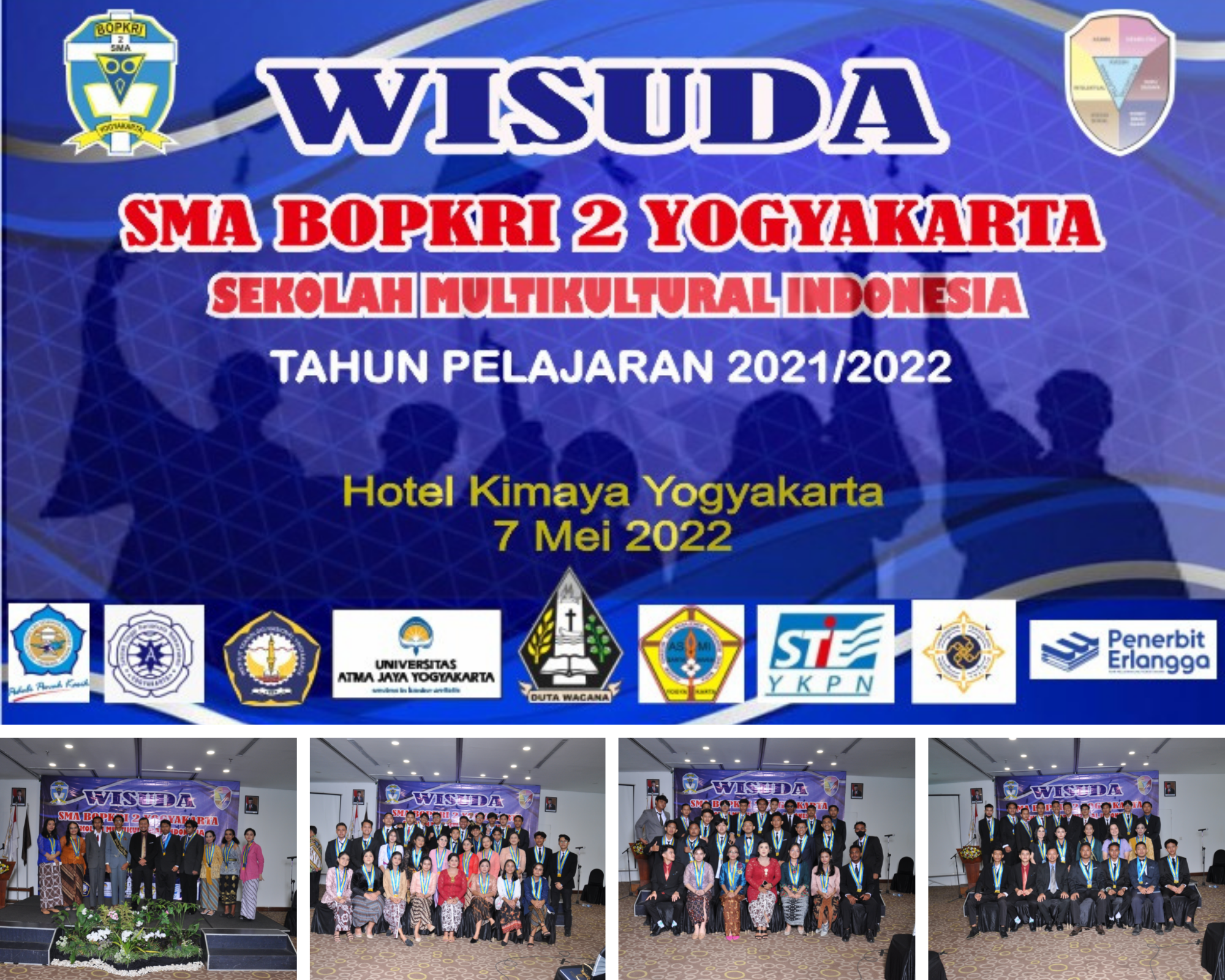 WISUDA PURNA SISWA DAN PENYERAHAN KEMBALI PESERTA DIDIK KELAS XII SMA BOPKRI 2 YOGYAKARTA TAHUN PELAJARAN 2021/ 2022  KEPADA ORANG TUA