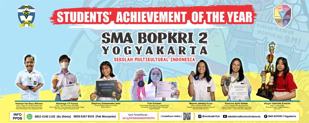 STUDENTS' ACHIEVEMENT OF THE YEAR