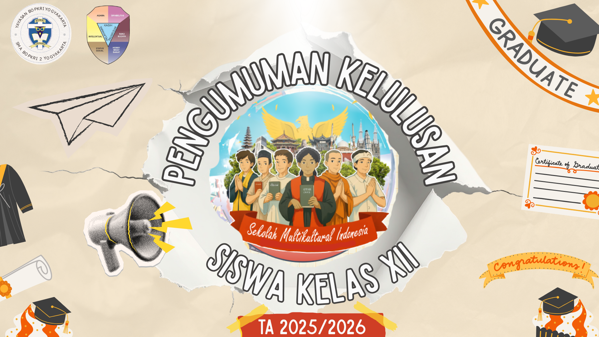 NFORMASI PENGUMUMAN KELULUSAN SISWA TAHUN PELAJARAN 2025/2026