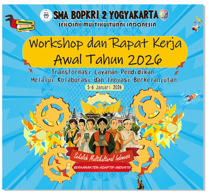 Workshop dan Rapat Kerja Awal Tahun 2026 SMA BOPKRI 2 Yogyakarta “Transformasi Pembelajaran melalui Kolaborasi dan Inovasi Berkelanjutan”