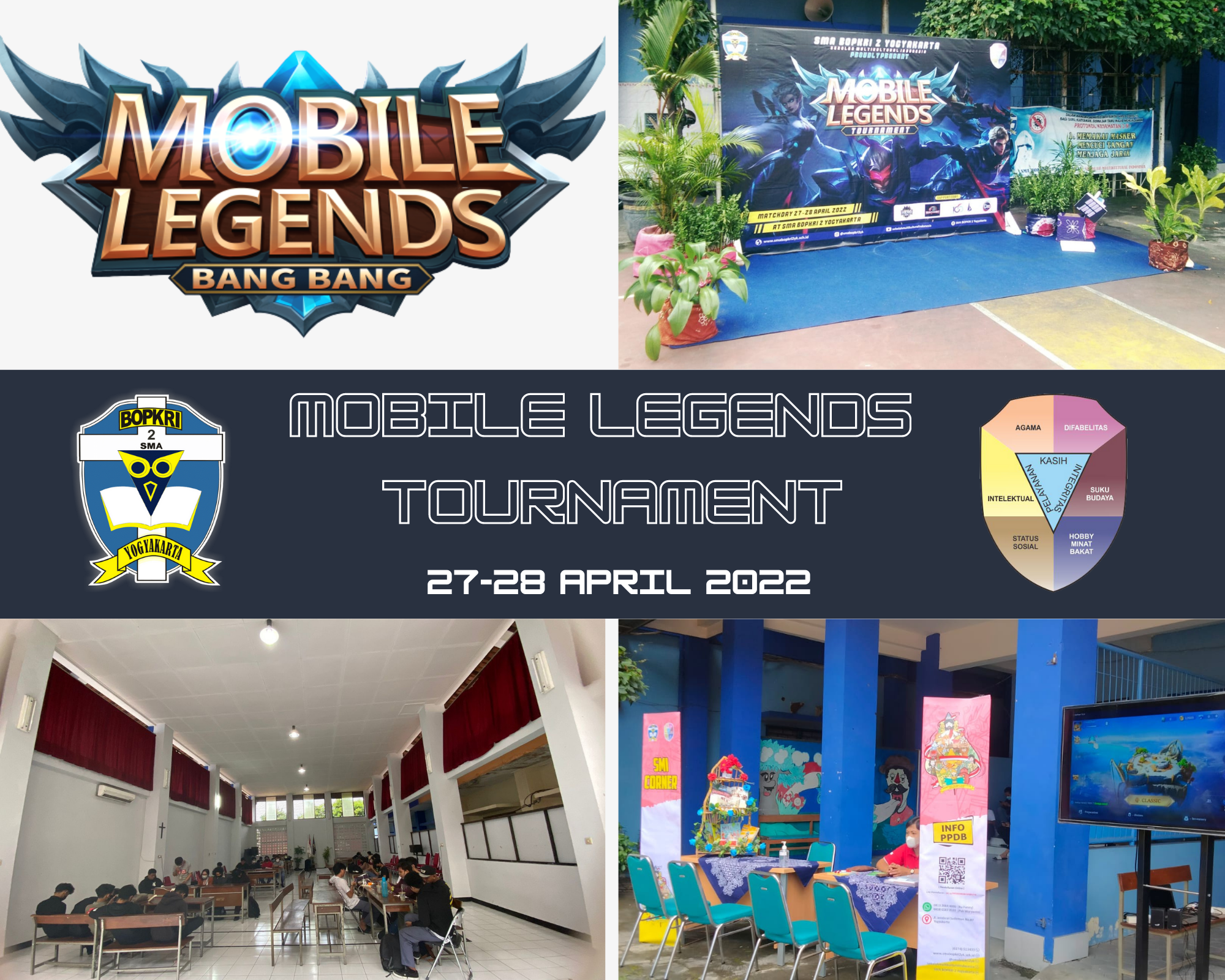 SMA BOPKRI 2 YOGYAKARTA  GELAR MOBILE LEGENDS TOURNAMENT (MLT) 2022