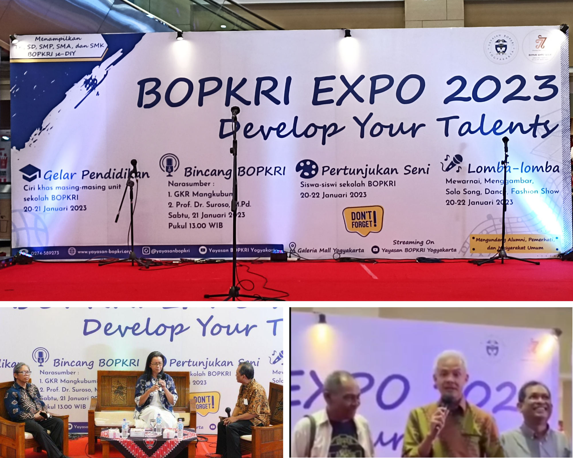 YAYASAN BOPKRI YOGYAKARTA MENGGELAR ACARA BERTAJUK BOPKRI EXPO 2023: “DEVELOP YOUR TALENTS”