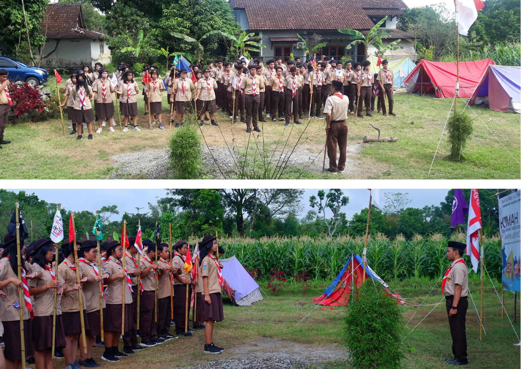 KEMAH TEMPA AKHIR TAHUN SMA BOPKRI 2 YOGYAKARTA “HAPPY, SERVICE AND GIVE”